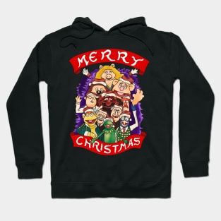 Merry Christmas For Muppets and Friends Hoodie